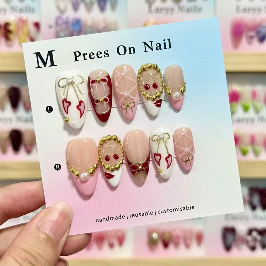 Elegant Decorative Press-On Nails Kalsten