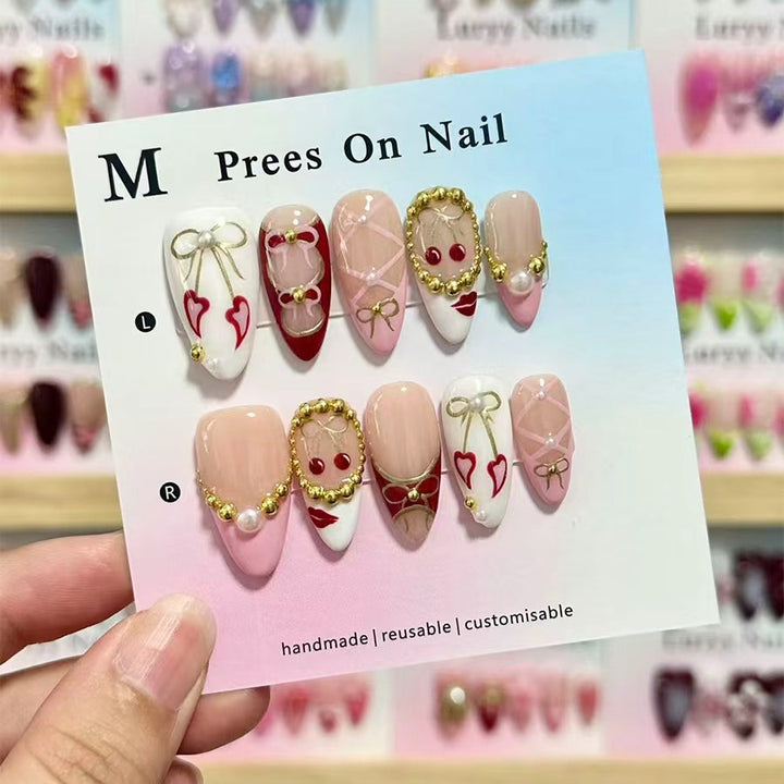 Elegant Decorative Press-On Nails Kalsten