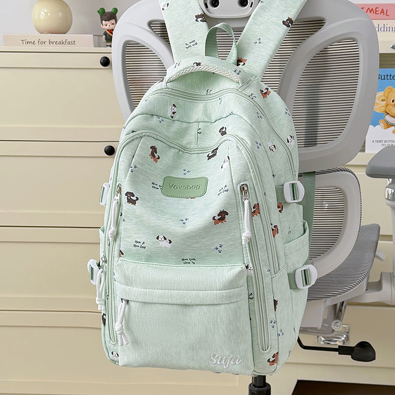 Playful Dog-Themed School Backpack Kalsten