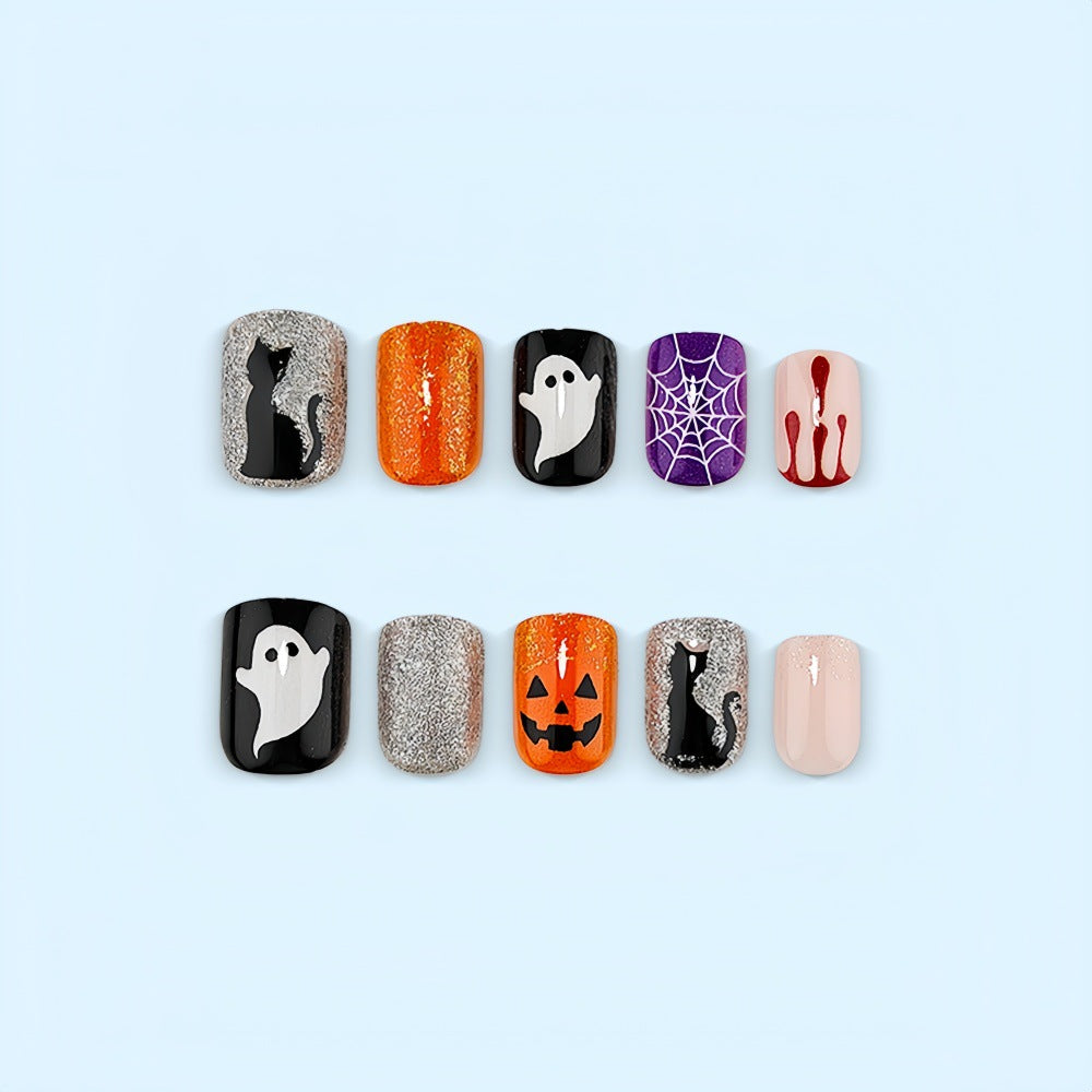 Halloween Nail Art Set with Creepy Designs Kalsten