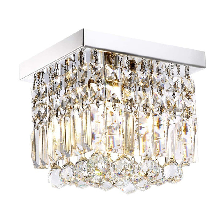 Crystal Layered Chandelier
