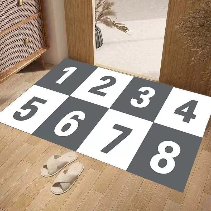 Numbered Game Floor Mat