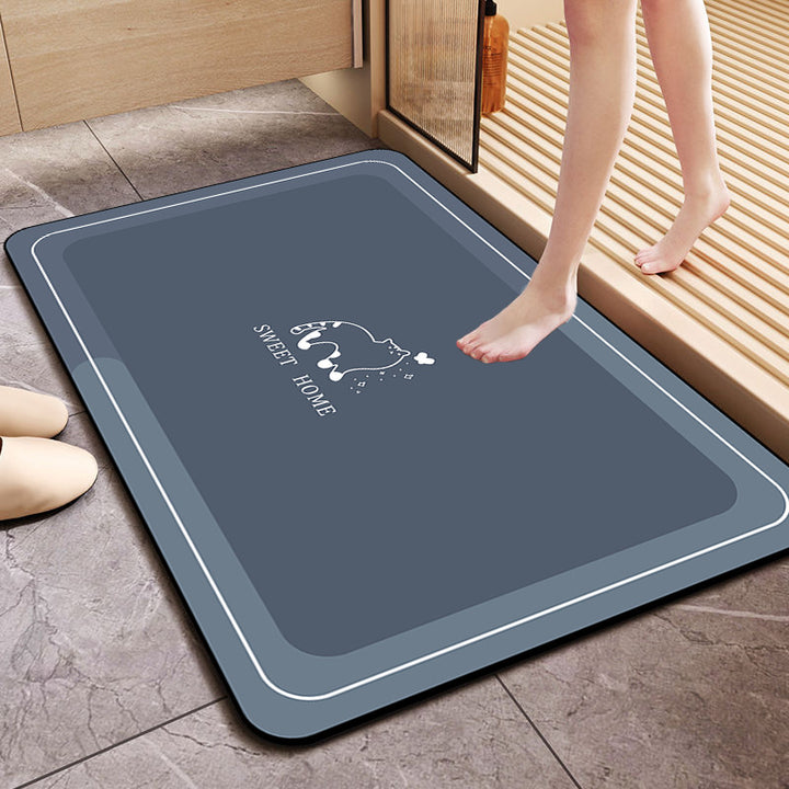Absorbent Memory Foam Bathroom Mat Kalsten