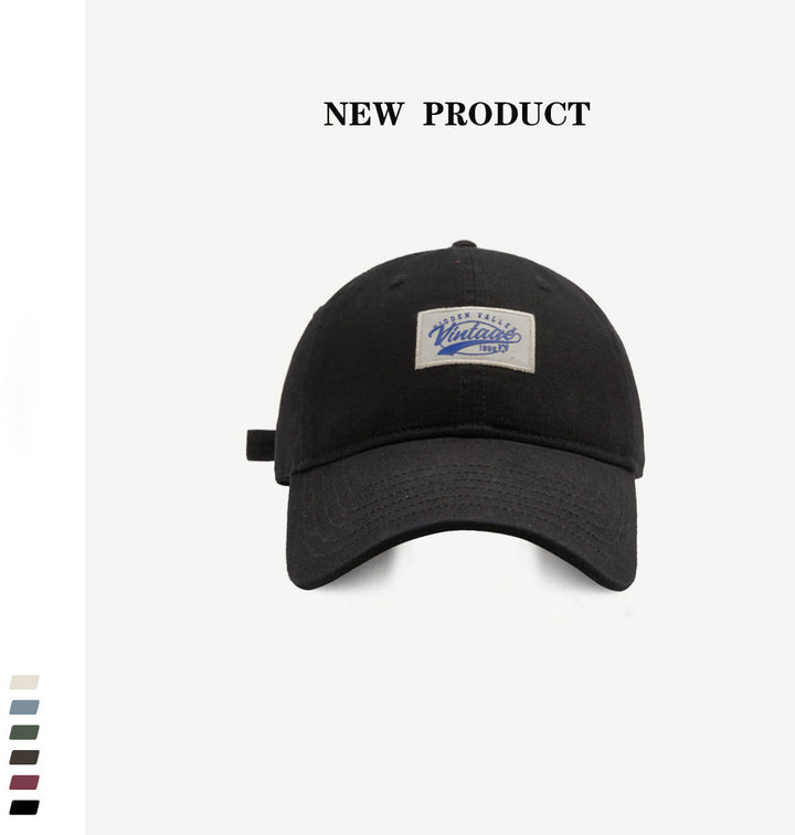 Vintage-Inspired Casual Cotton Adjustable Cap