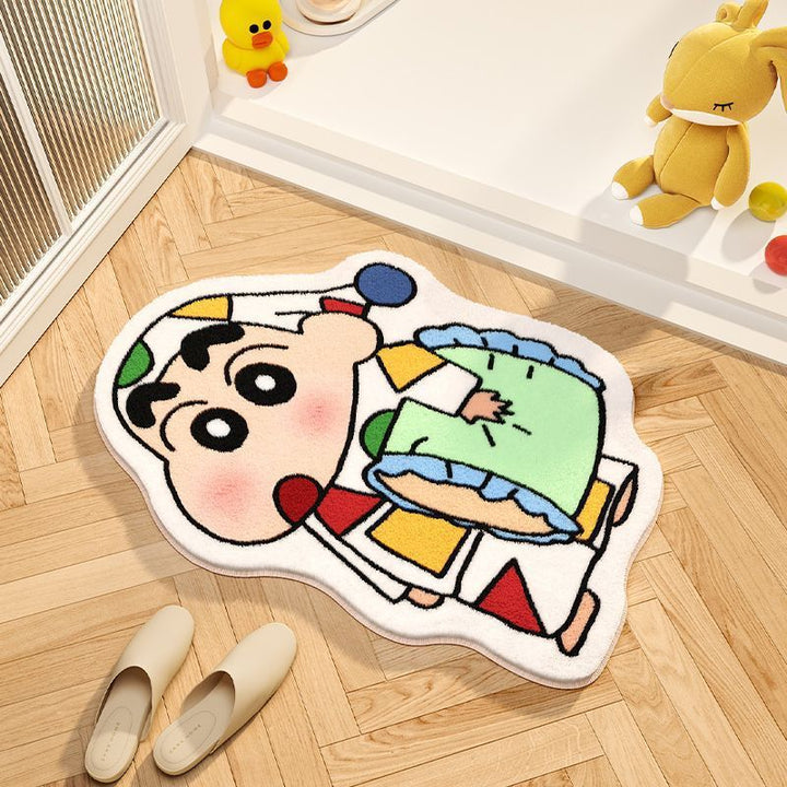 Cartoon Character Plush Bath Mat
