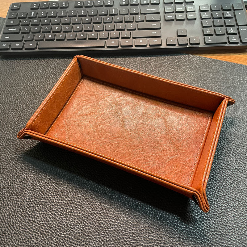 Stylish Leather Organizer Tray kalsten
