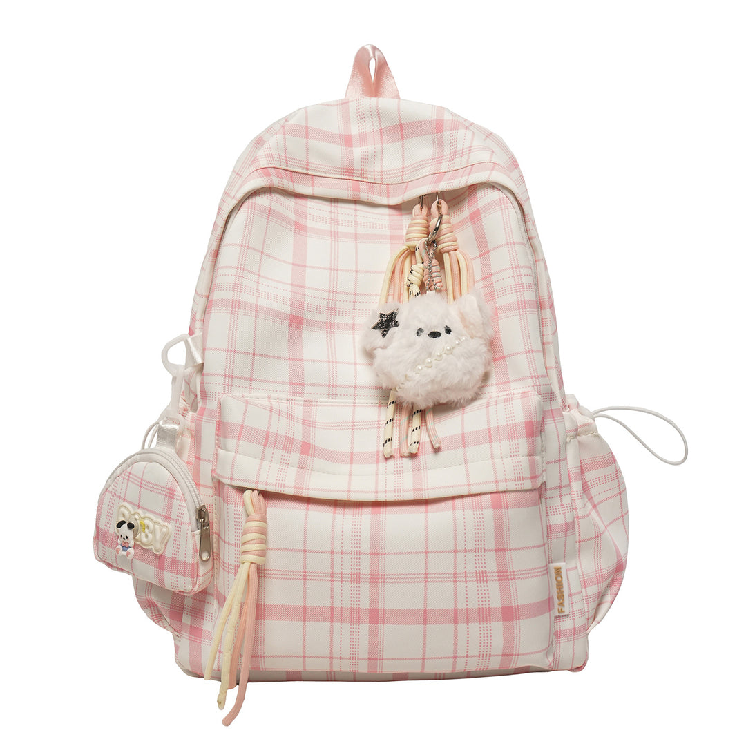 Playful Plaid Design School Backpack Kalsten