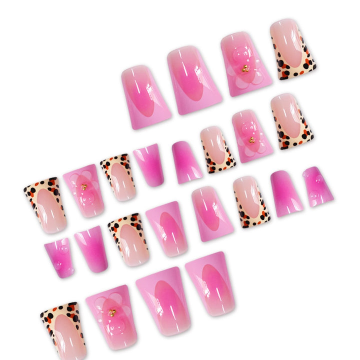 Floral and Animal Print Press-On Nail Extensions Kalsten
