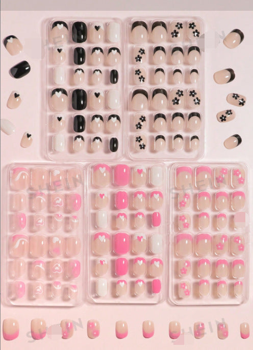 Decorative Press-On Nail Set Kalsten