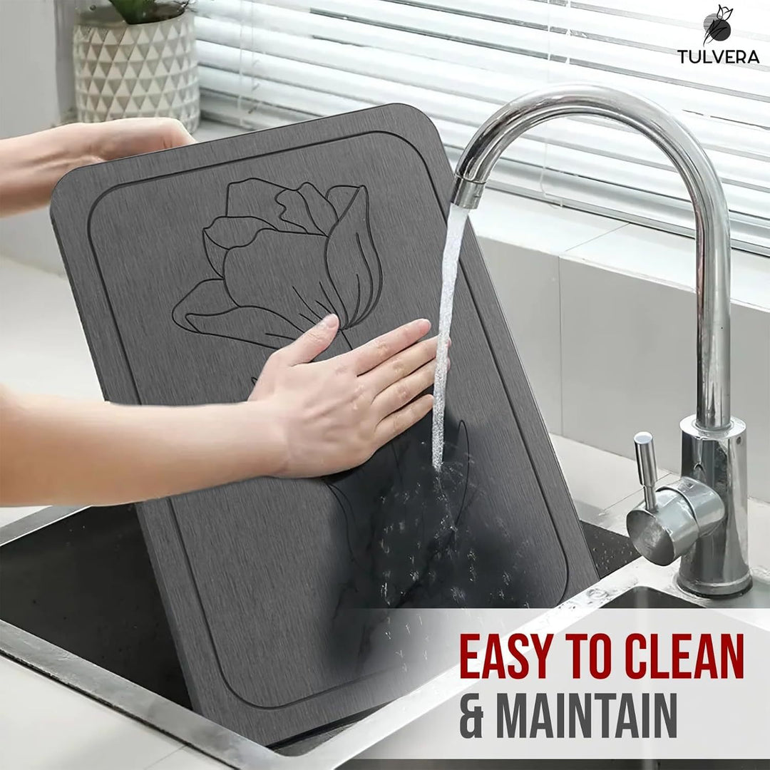 Ergonomic Dish Draining Mat