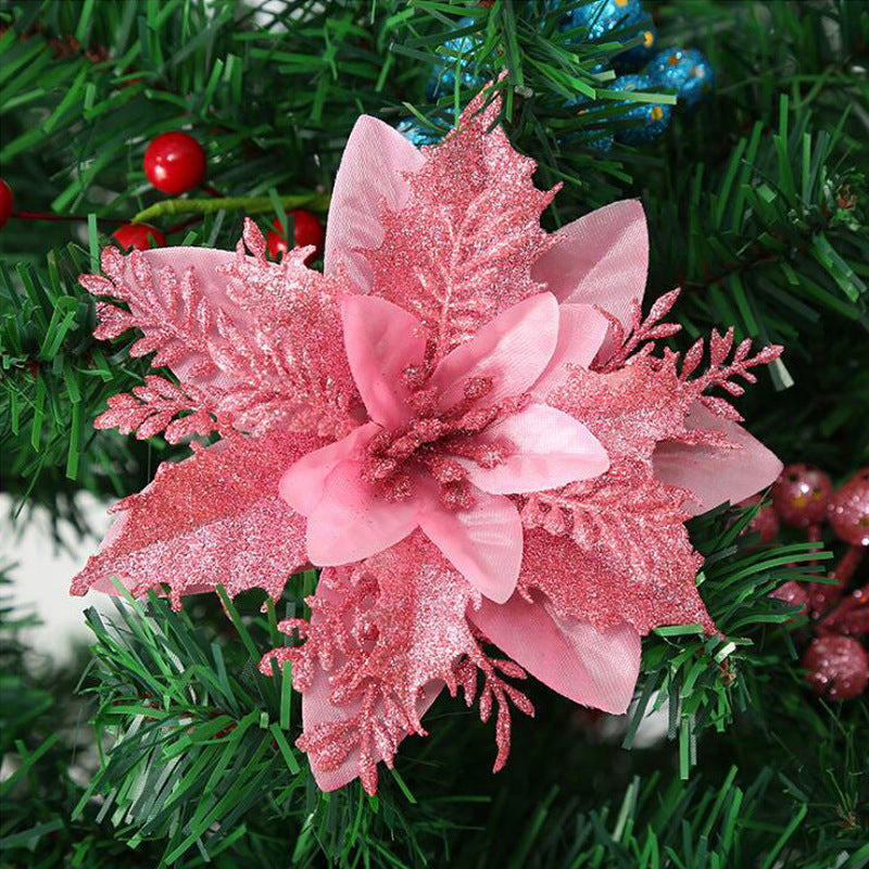 Decorative Glittering Floral Pin Kalsten