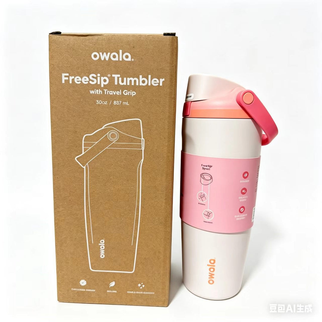 Unisex drink tumbler with integrated straw and leak-proof design Kalsten