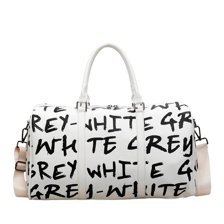 Sporty travel bag with innovative lettering Kalsten