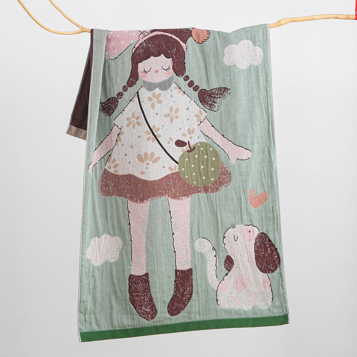 Women's cuddly cloth with processed bear motif Kalsten