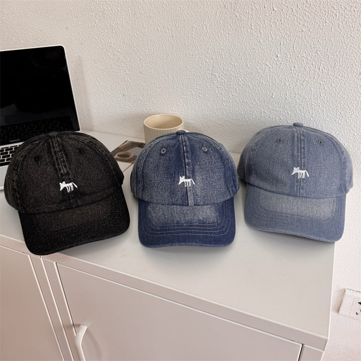 Men's Casual Graphic Denim Baseball Cap Kalsten