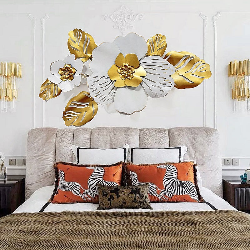 Floral Metal Wall Art Sculpture Kalsten