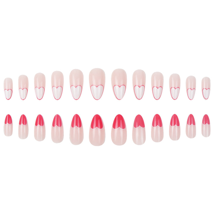 Heart-Design Stiletto Press-On Nails Kalsten 1789085993