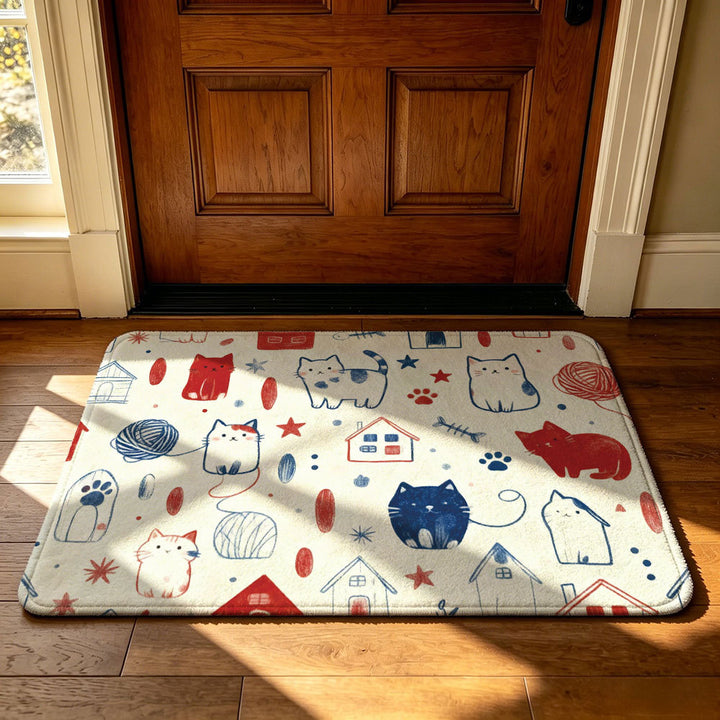 Cartoon-Themed Area Mat