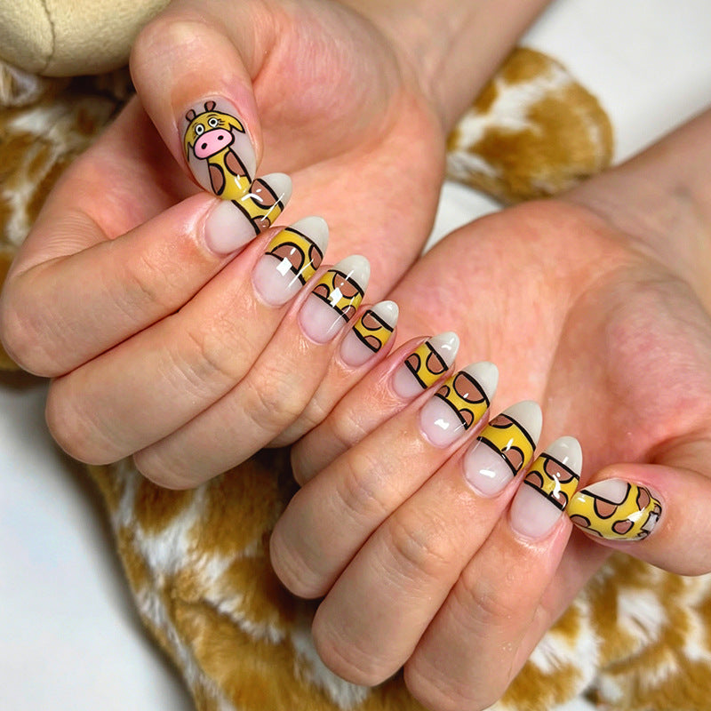 Creative Animal-Themed Press-On Nail Set kalsten