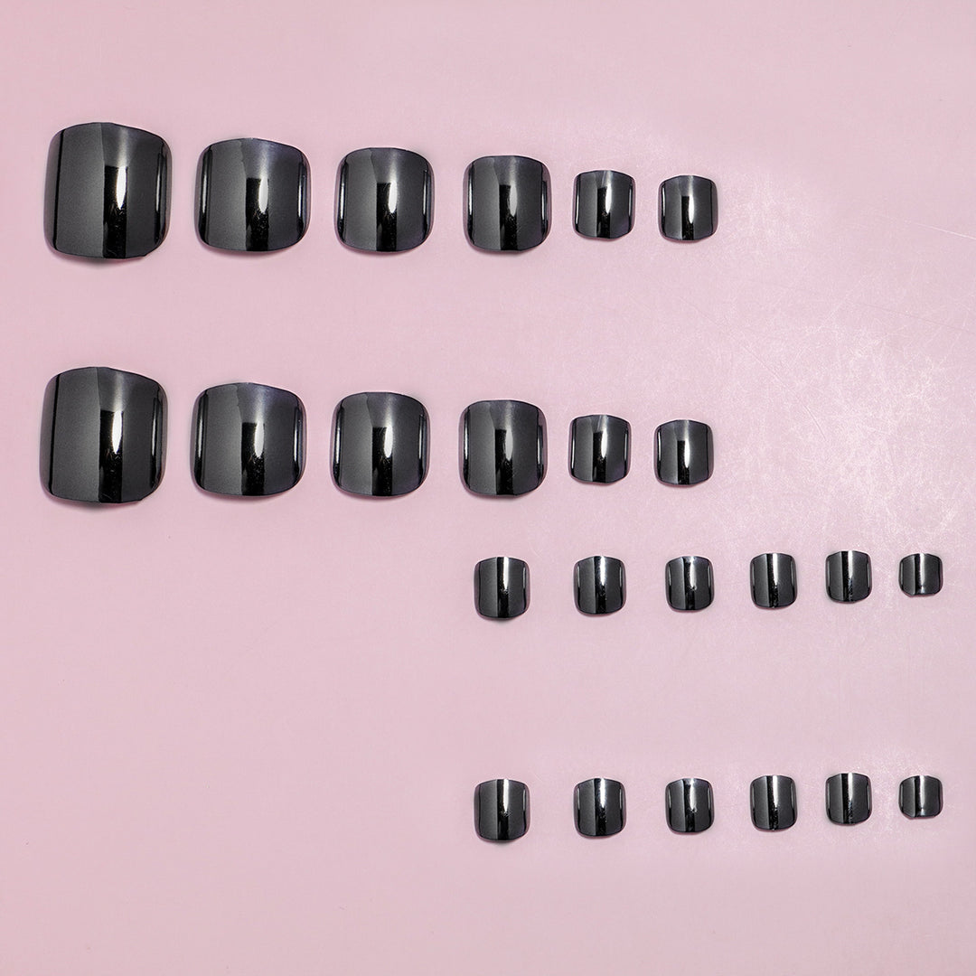 Premium Glossy Square Press-On Nails Kalsten