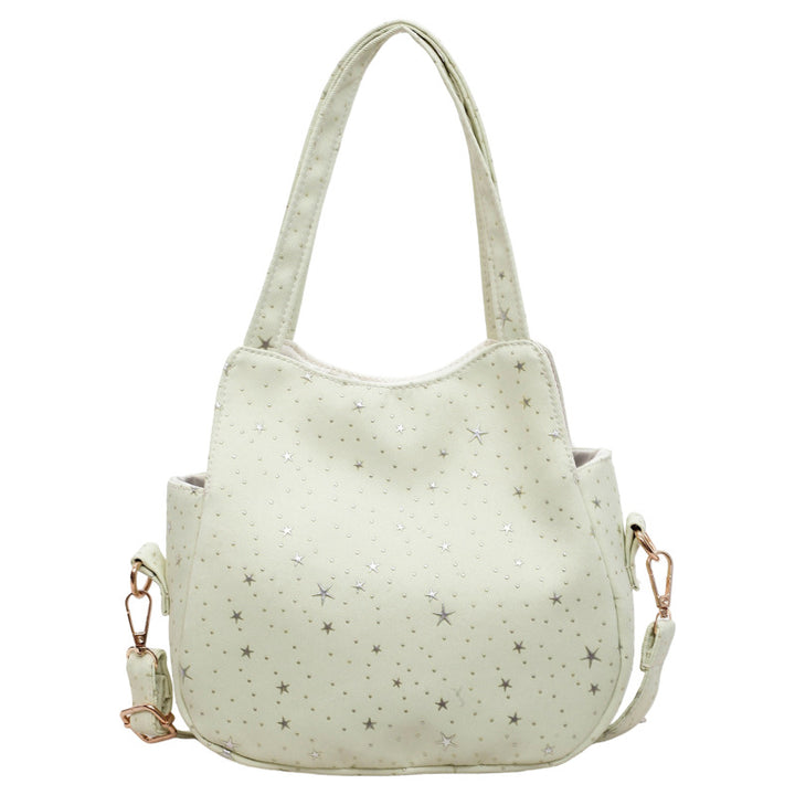 WoStar-Patterned Canvas Hobo Bag Kalsten