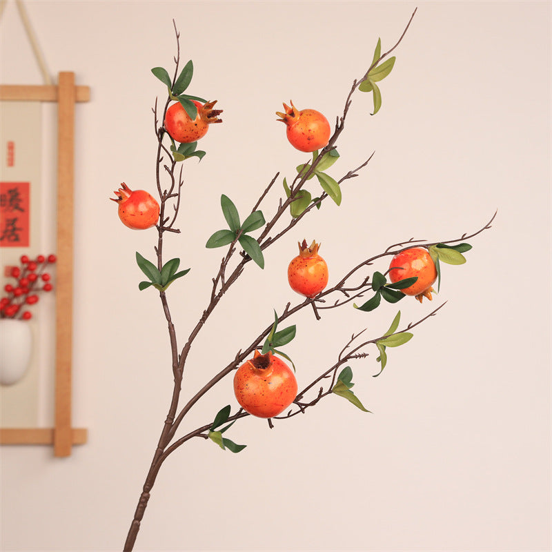 Decorative Artificial Pomegranate Branch