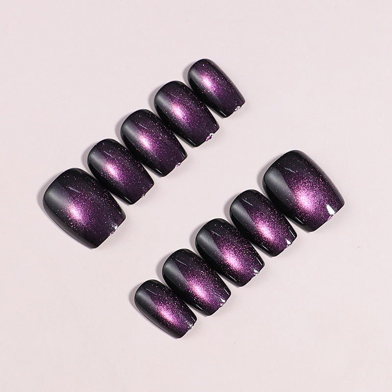 Glossy Square Press-On Nails Kalsten