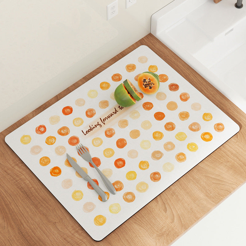 Kitchen Decor Drying Mat