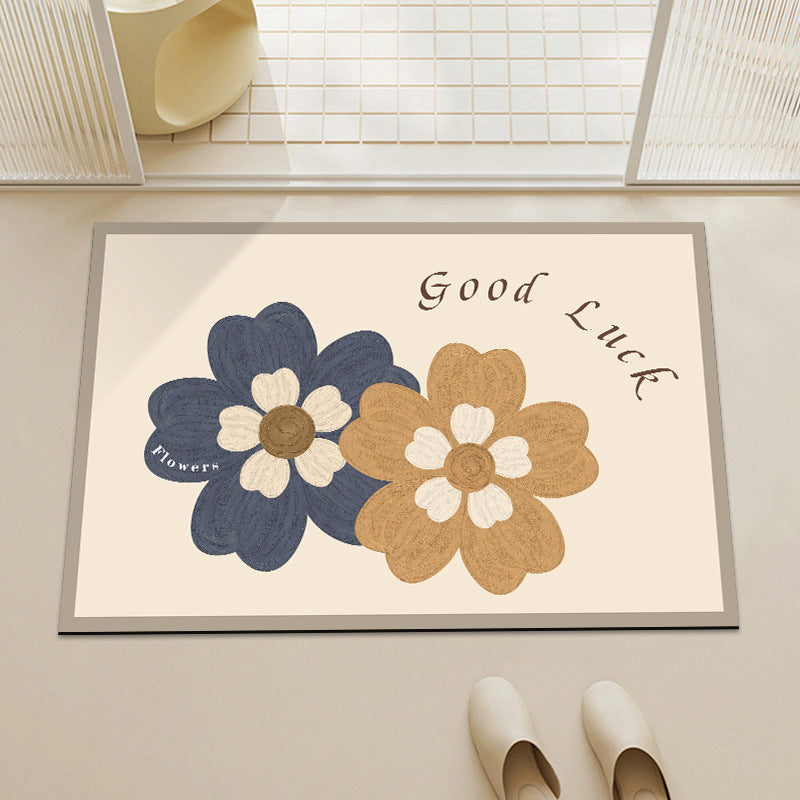 Artistic Floral Decorative Mat