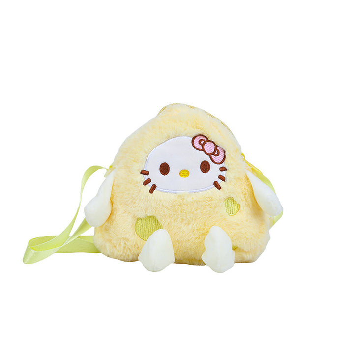Cute Plush Character Crossbody Bag