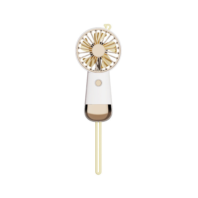 Ladies portable hand fan with USB charging function and ergonomic handle Kalsten