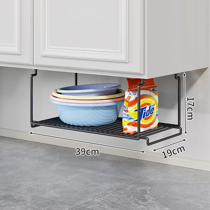 Under-Cabinet Hanging Sliding Wire Storage Shelf