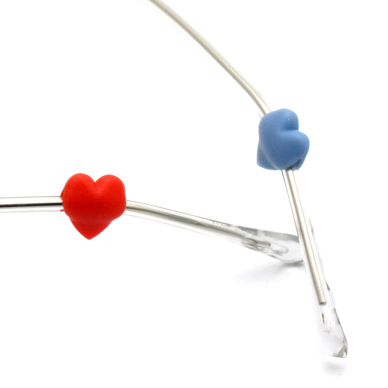 Heart-Shaped Silicone Keychain Holders Kalsten