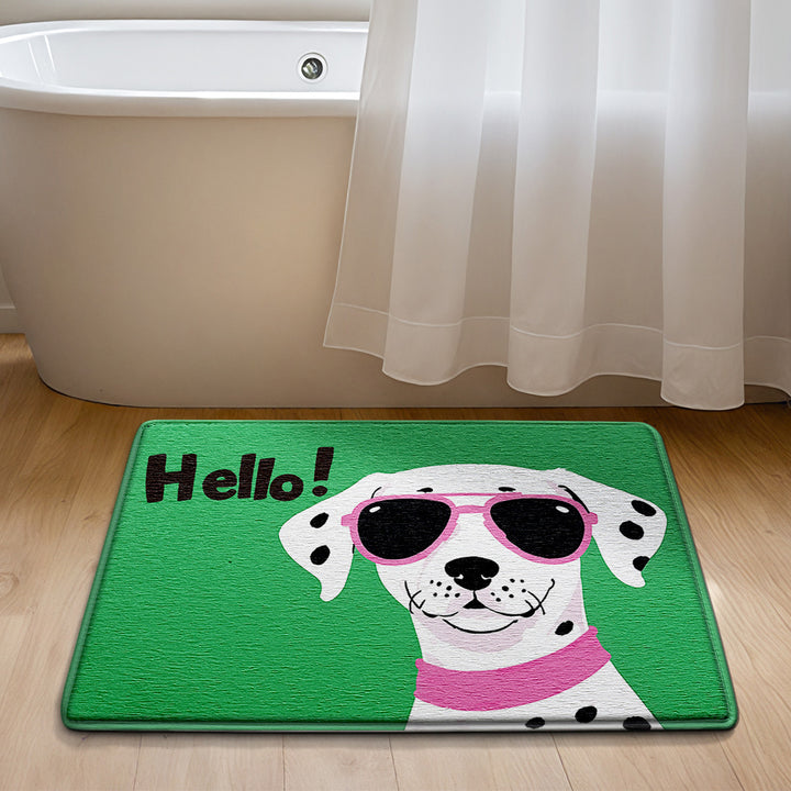 Cute Bunny-Themed Bath Mat