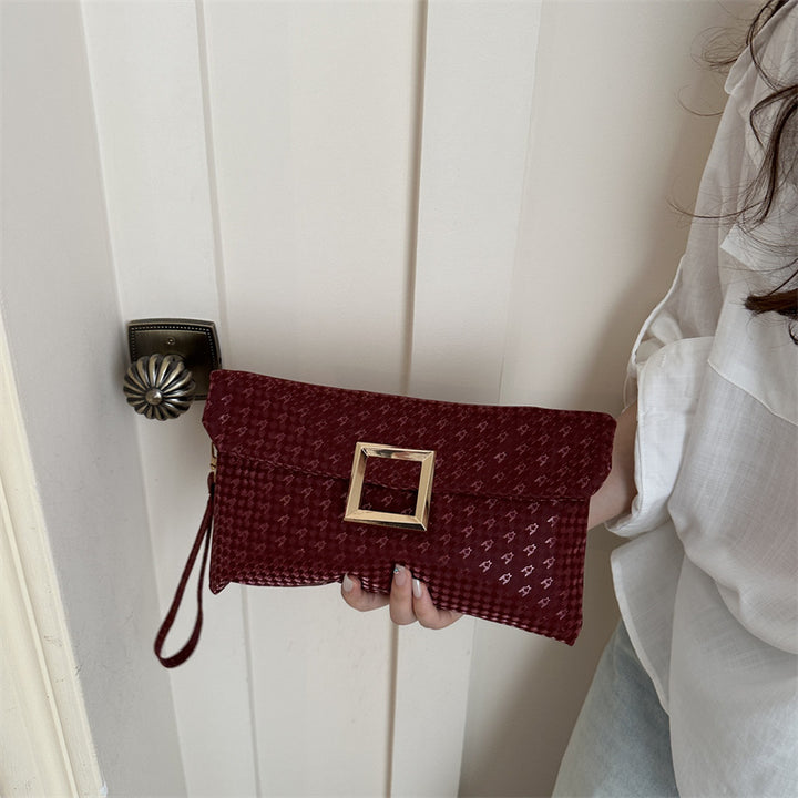 Elegant Textured Clutch Bag