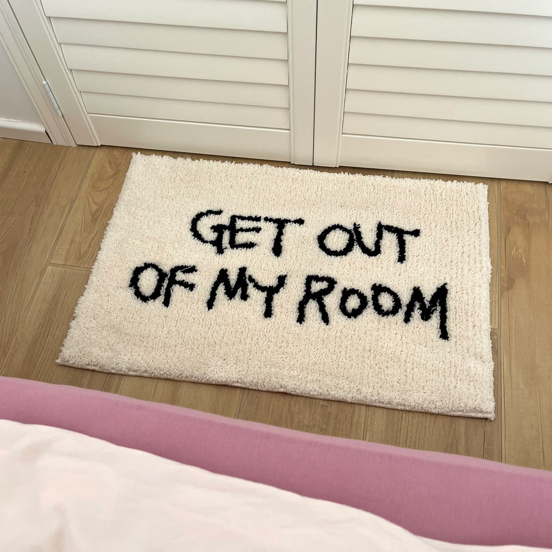Funny Text Bath Mat Kalsten