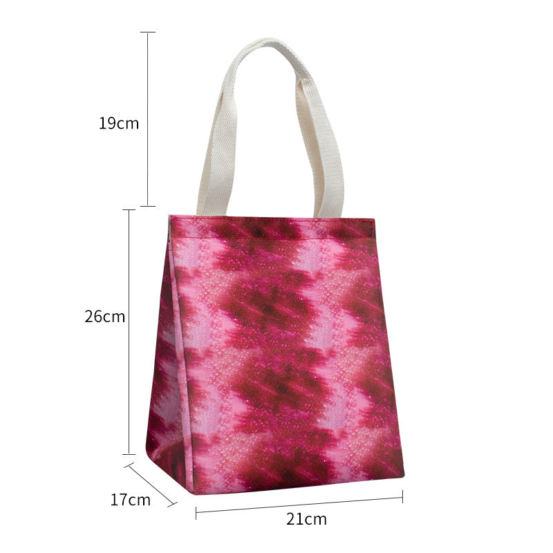 Insulated Butterfly Print Lunch Tote