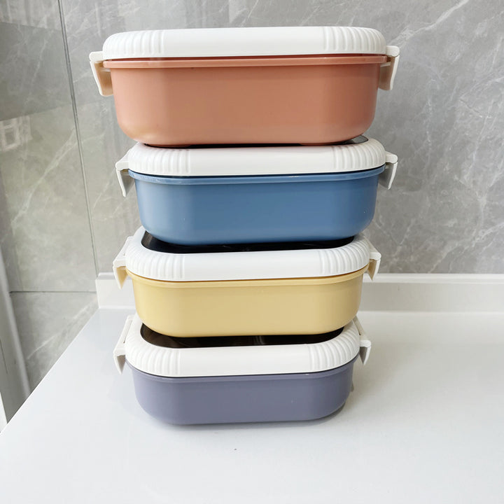 Dual-Compartment Food Storage Container