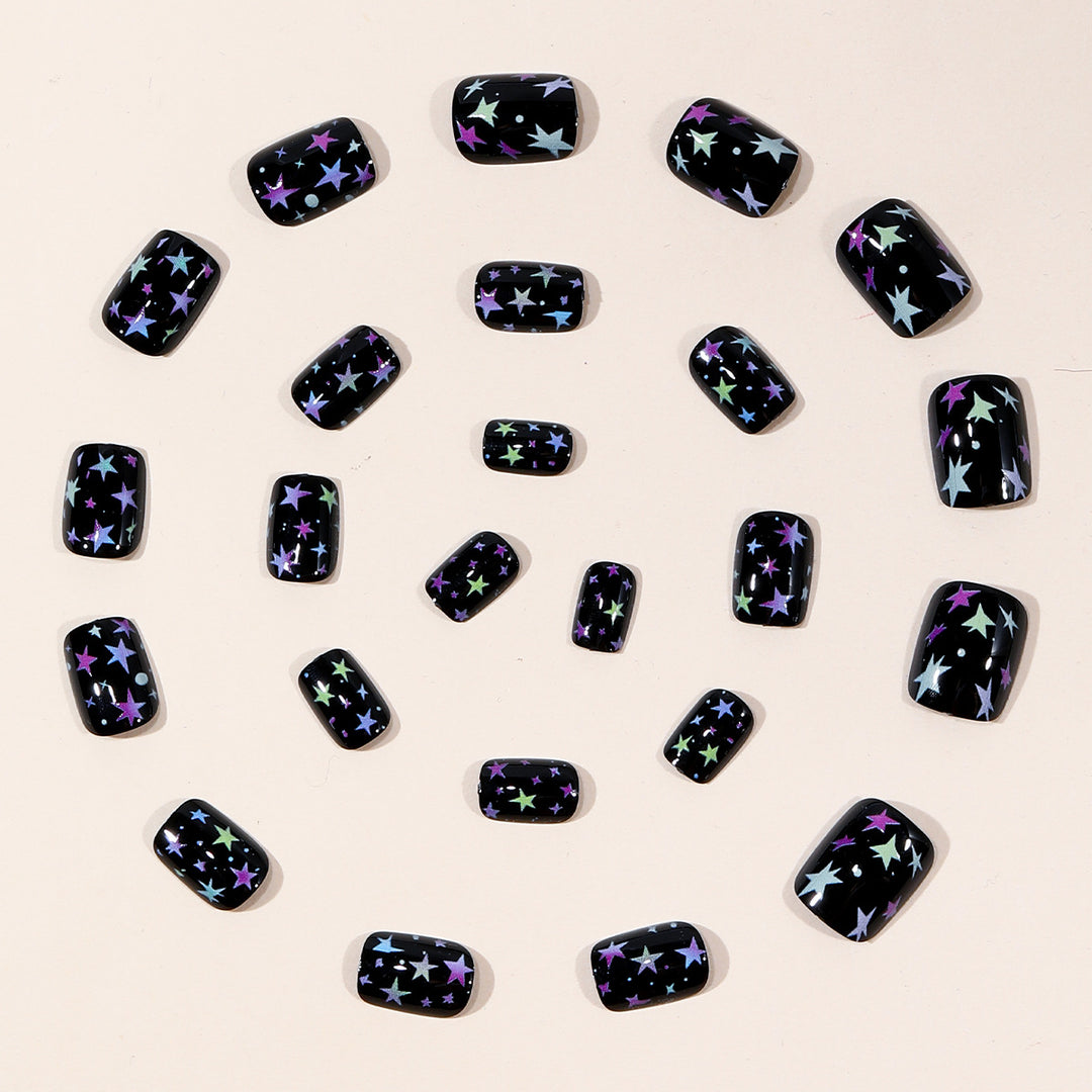 Starry Night Themed Nail Art Extensions Kalsten