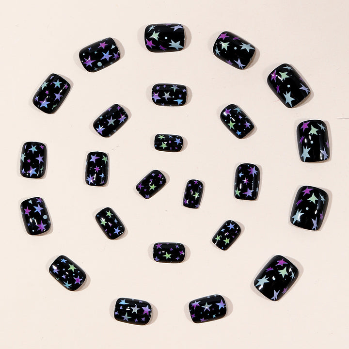 Starry Night Themed Nail Art Extensions Kalsten