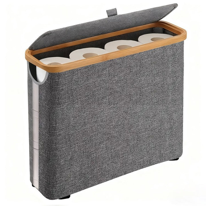 High-quality laundry basket with lid and handle Kalsten