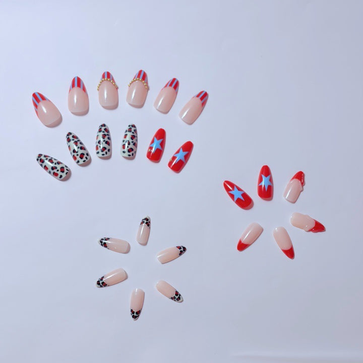 Artistic Nail Tips in Retro Style Kalsten