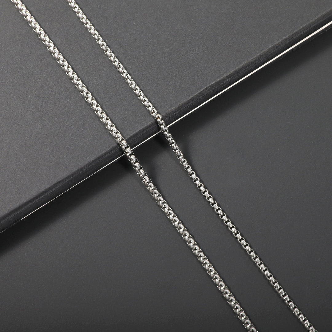 Sleek Stainless Steel Chain Necklace Kalsten