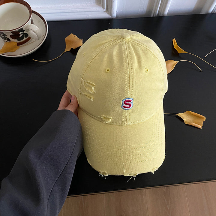 Unisex Distressed Embroidered Baseball Cap Kalsten
