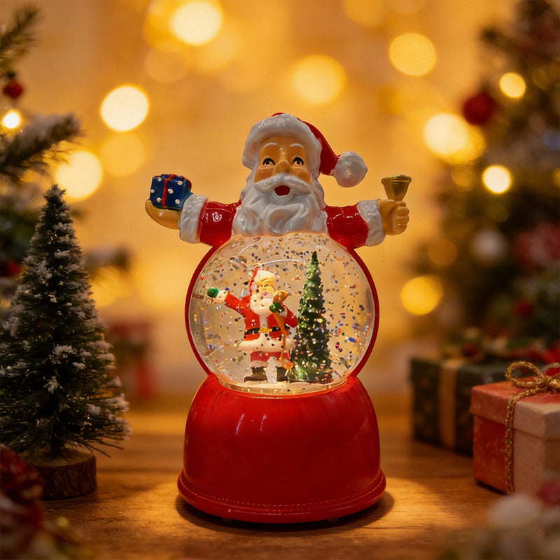 Funny Santa Claus Snow Globe Figure Kalsten