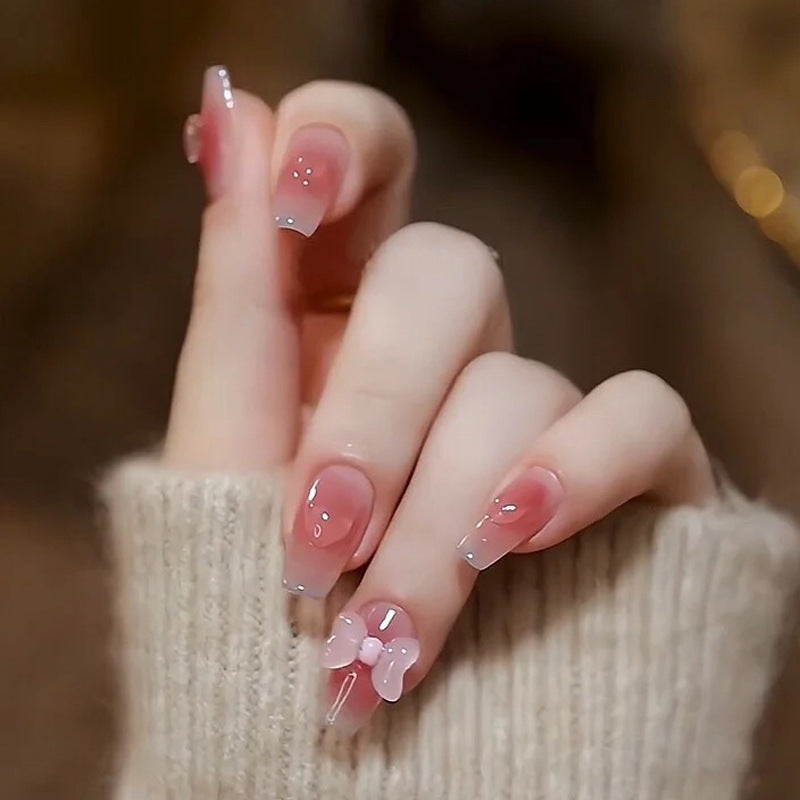 Themed Nail Art Press-On Nails with Cute Character and Bow Designs Kalsten