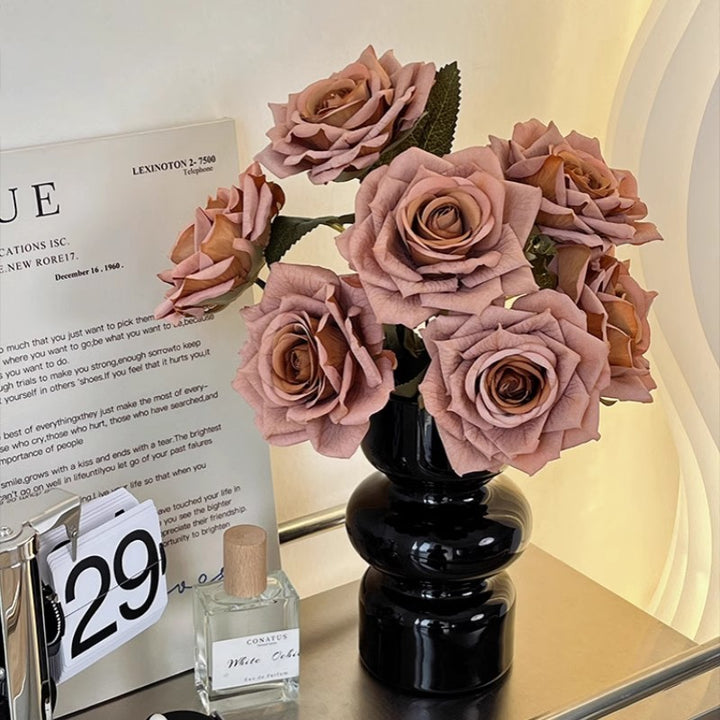 Elegant Artificial Rose Arrangement for Home Display