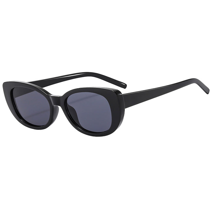 Women's Cat-Eye Sunglasses with High-Gloss Plastic Frame Kalsten