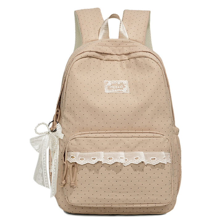 Stylish Polka Dot Backpack Kalsten