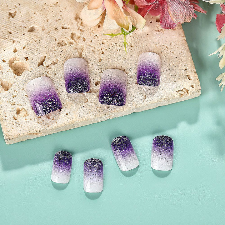Ombre Glitter Nail Tips Kalsten